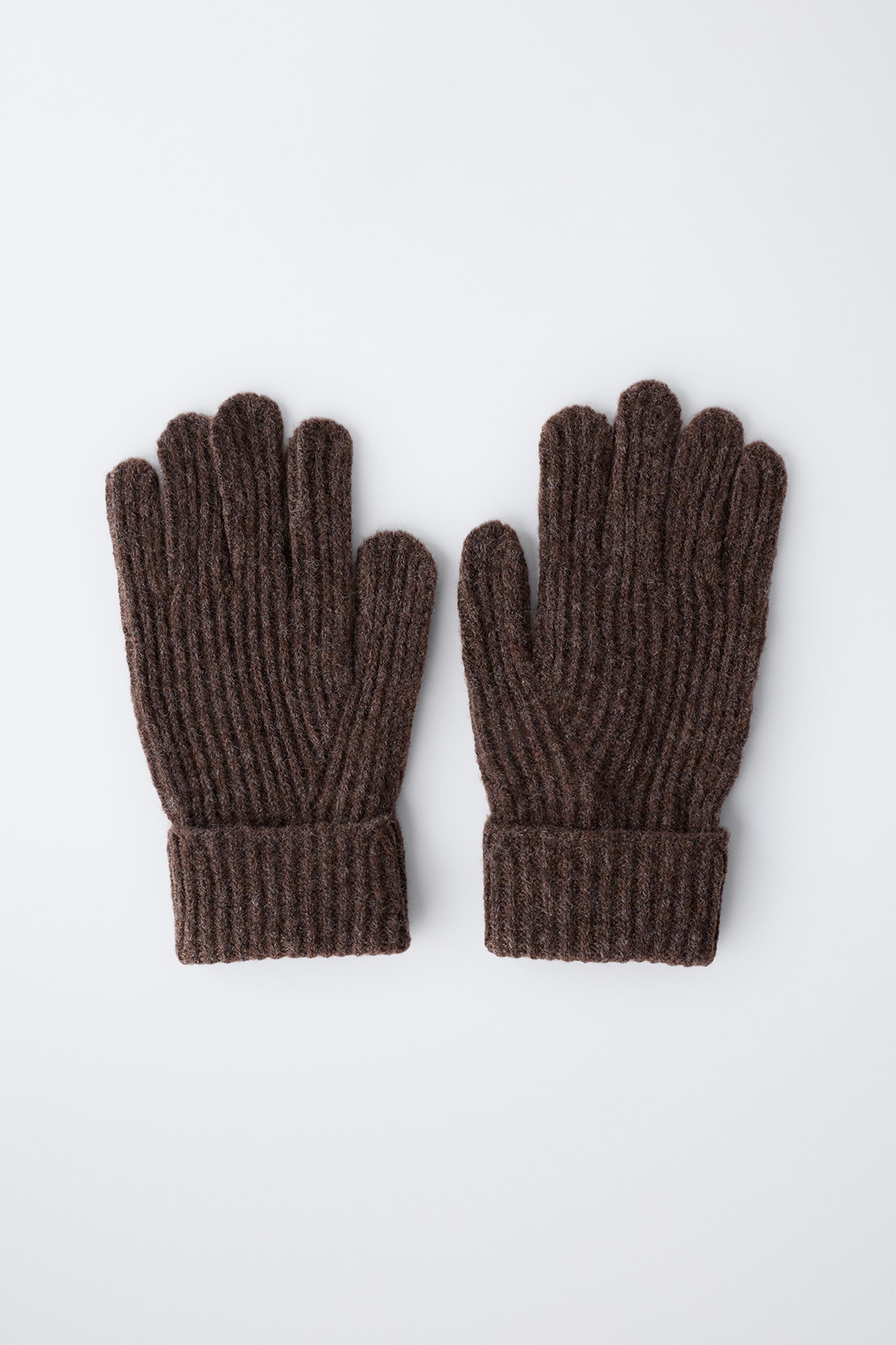 PLAIN KNIT GLOVES